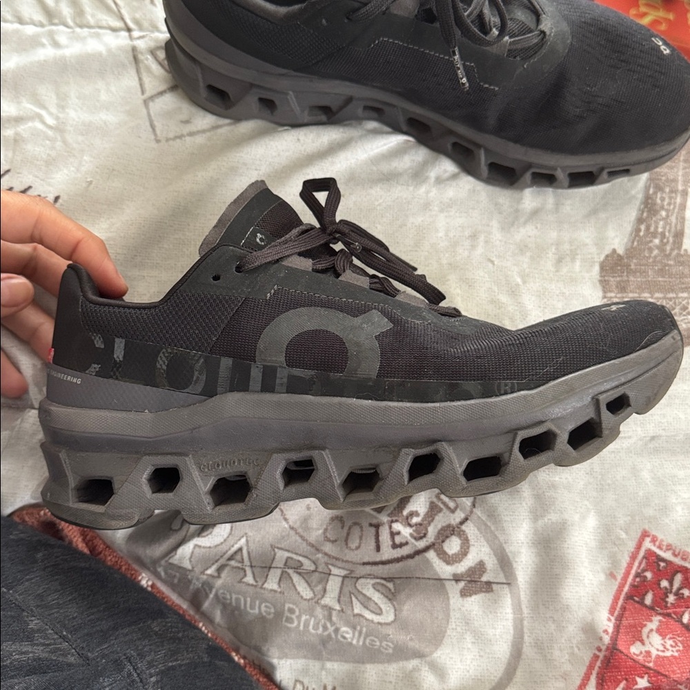 On Running Charcoal Athletic Sneakers